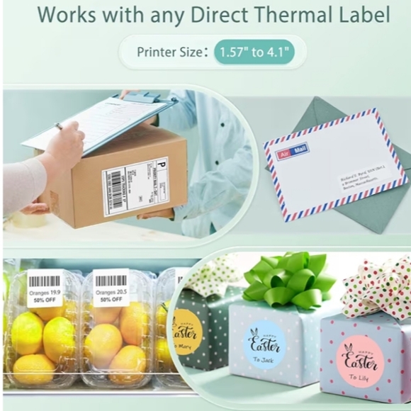 Thermal Printer, Label Holder + Labels! - Picture 6 of 16